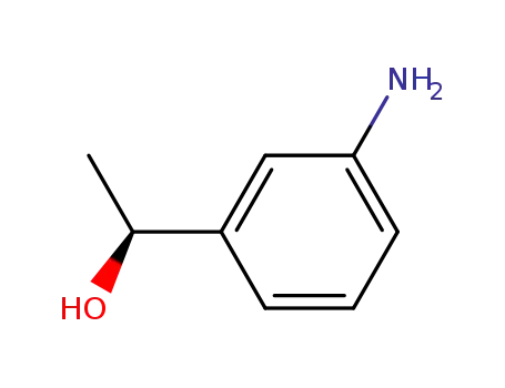 Molecular Structure of 201939-72-2 ((S)-(1-(3’-aminophenyl)ethanol))