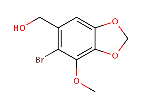 (6-bromo-7-methoxybenzo[d][1,3] dioxol-5-yl-)methanol