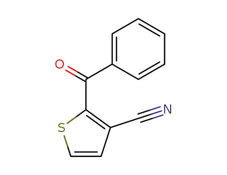 Molecular Structure of 30011-74-6 (2-benzoylthiophene-3-carbonitrile)