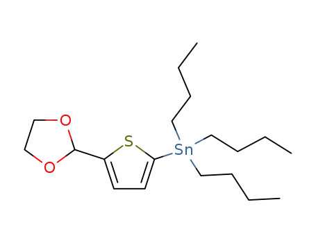 Molecular Structure of 349616-56-4 ([5-(1,3-Dioxolan-2-yl)thiophen-2-yl]tributylstannane)