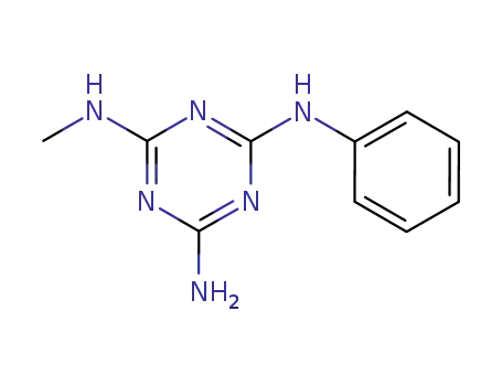 1,3,5-Triazine-2,4,6-triamine, N-methyl-N'-phenyl-