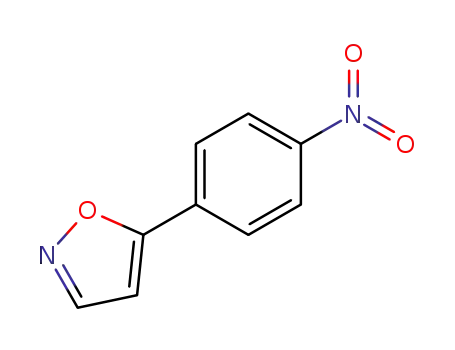 Molecular Structure of 3383-42-4 (5-(4-NITROPHENYL)ISOXAZOLE)