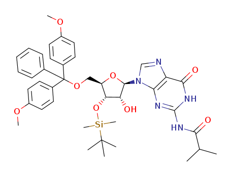 5'-O-(4,4'-dimethoxytrityl)-3'-O-(t-butyl-dimethylsilyl)-N2-isobutyryl-Guanosine