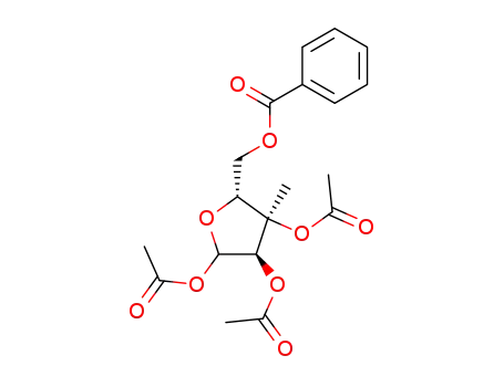 (3R,4R,5R)-5-((benzoyloxy)methyl)-4-methyltetrahydrofuran-2,3,4-triyl triacetate