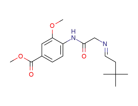 4-{2-[3,3-dimethyl-but-(E)-ylideneamino]acetylamino}-3-methoxybenzoic acid methyl ester