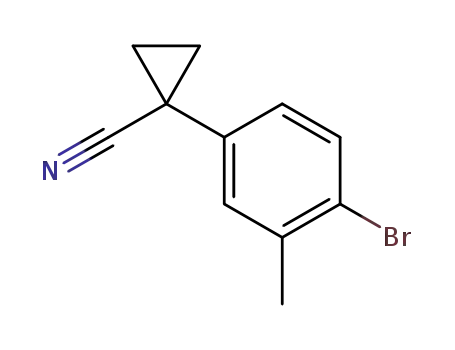 1-(4-BroMo-3-Methylphenyl)cyclopropane-1-carbonitrile