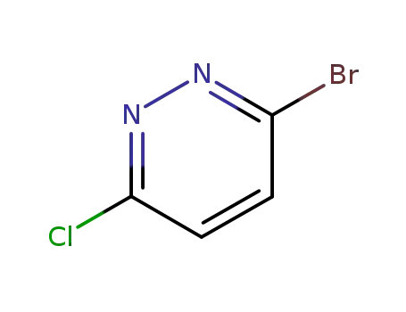 Molecular Structure of 89089-18-9 (3-BROMO-6-CHLOROPYRIDAZINE)
