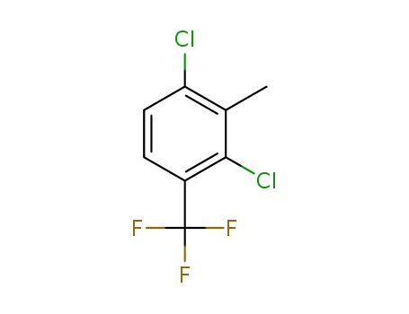 Molecular Structure of 115571-64-7 (1,3-dichloro-2-methyl-4-(trifluoromethyl)benzene)