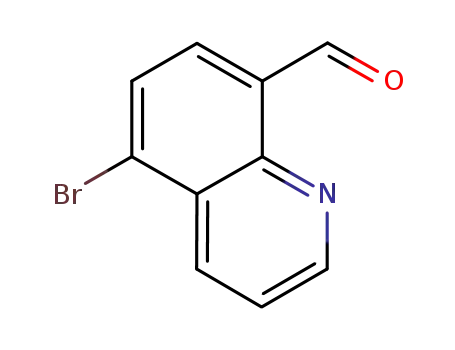 Molecular Structure of 885267-41-4 (5-BROMOQUINOLINE-8-CARBALDEHYDE)