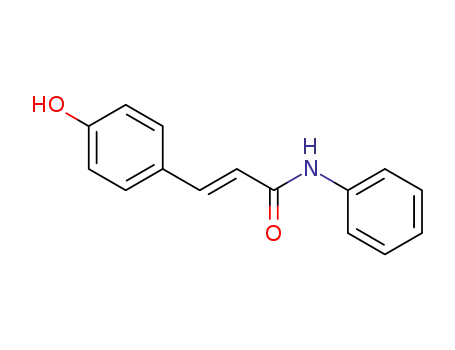 Molecular Structure of 27559-50-8 (N-phenyl-3-(4-hydroxyphenyl)propenamide)