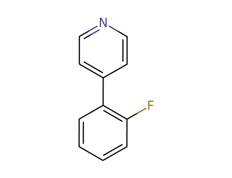 Molecular Structure of 89346-50-9 (Pyridine, 4-(2-fluorophenyl)-)