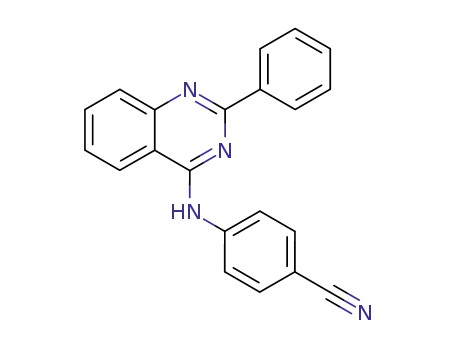 Benzonitrile, 4-[(2-phenyl-4-quinazolinyl)amino]-