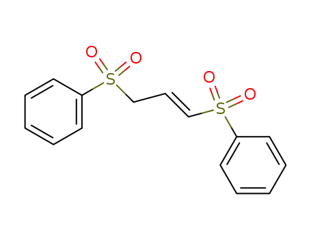 Molecular Structure of 32228-12-9 (Benzene, 1,1'-[1-propene-1,3-diylbis(sulfonyl)]bis-, (E)-)