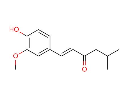 (E)-1-(4-hydroxy-3-methoxyphenyl)-5-methylhex-1-en-3-one