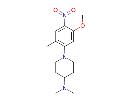 1-(5-methoxy-2-methyl-4-nitrophenyl)-N,N-dimethylpiperidine-4-amine