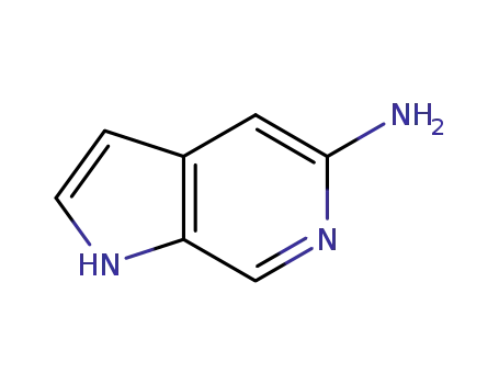 Molecular Structure of 174610-12-9 (1H-Pyrrolo[2,3-c]pyridin-5-amine(9CI))