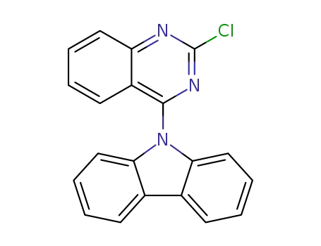 Molecular Structure of 1262866-84-1 (9-(2-chloroquinazolin-4-yl)-9H-carbazole)