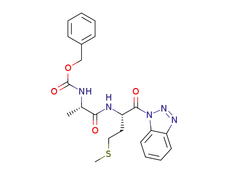 Molecular Structure of 1452153-98-8 (Cbz-Ala-Met-Bt)