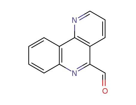 Molecular Structure of 69164-27-8 (Benzo[h][1,6]naphthyridine-5-carbaldehyde)