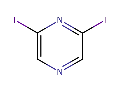 Molecular Structure of 58138-79-7 (2,6-DIIODOPYRAZINE)