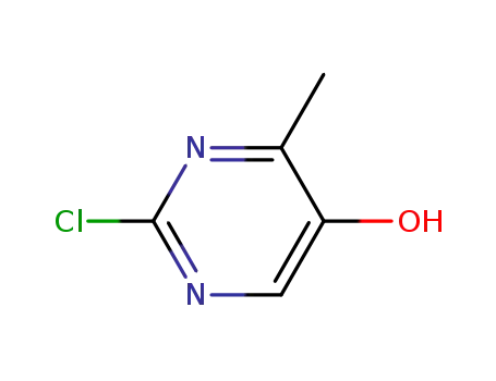 Molecular Structure of 1245506-62-0 (2-Chloro-5-hydroxy-4-MethylpyriMidine)