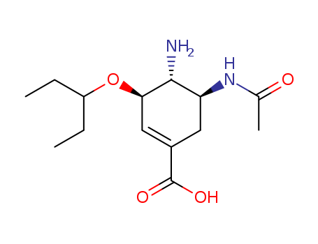 (3R,4R,5S)-5-(acetylamino)-4-amino-3-(pentan-3-yloxy) cyclohex-1-ene-1-carboxylic acid