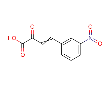 Molecular Structure of 1772-65-2 (4-(3-nitrophenyl)-2-oxobut-3-enoic acid)
