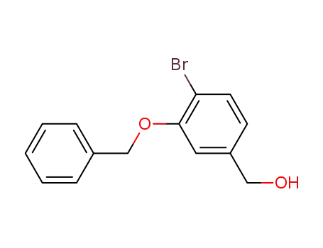 Molecular Structure of 540779-36-0 ([3-(BENZYLOXY)-4-BROMOPHENYL]METHANOL)