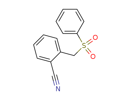2-(benzenesulfonylmethyl)benzonitrile