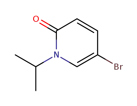 Molecular Structure of 851087-08-6 (5-BROMO-1-ISOPROPYLPYRIDIN-2(1H)-ONE)