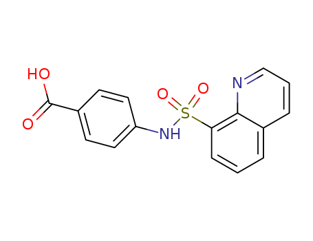 Benzoicacid, 4-[(8-quinolinylsulfonyl)amino]-