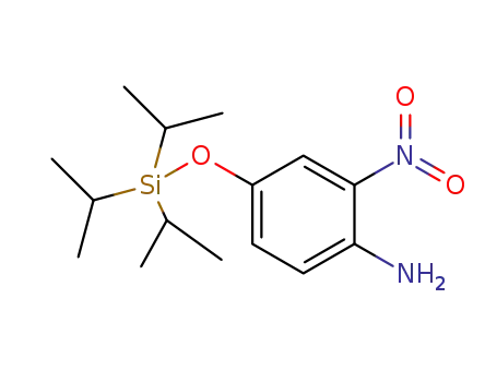 Molecular Structure of 1262887-34-2 (2-nitro-4-((triisopropylsilyl)oxy)aniline)