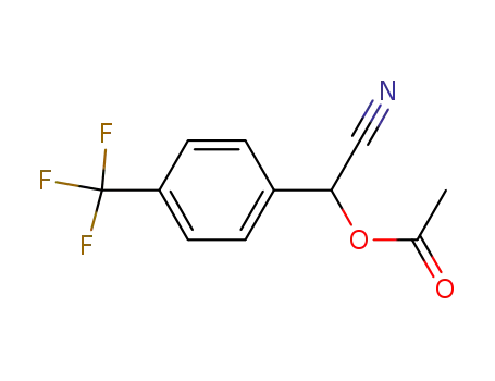 α-acetoxy-4-(trifluoromethyl)benzeneacetonitrile
