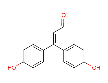2-Propenal, 3,3-bis(4-hydroxyphenyl)-