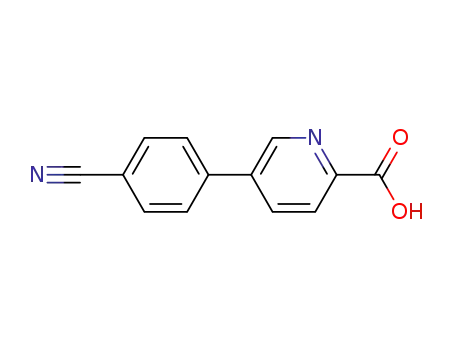 Molecular Structure of 648898-17-3 (5-(2-Acetylaminophenyl)-picolinic acid)