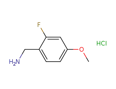 Molecular Structure of 937783-85-2 ((2-fluoro-4-methoxyphenyl)methanamine)