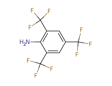 Molecular Structure of 25753-22-4 (2,4,6-TRIS(TRIFLUOROMETHYL)ANILINE)