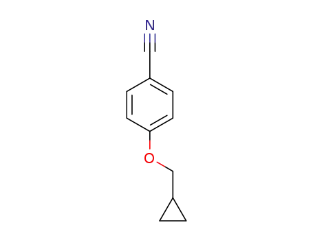 Molecular Structure of 1019619-83-0 (4-(cyclopropylmethoxy)benzonitrile)
