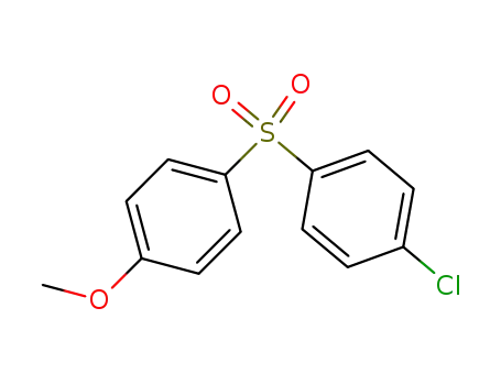Molecular Structure of 60893-38-1 (Benzene, 1-chloro-4-[(4-methoxyphenyl)sulfonyl]-)