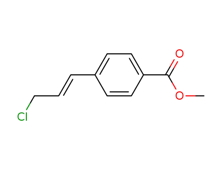 Molecular Structure of 1072874-93-1 (methyl (E)-4-(3-chloroprop-1-en-1-yl)benzoate)