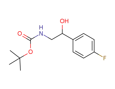 Molecular Structure of 864539-93-5 ([2-(4-CHLORO-PHENYL)-2-HYDROXY-ETHYL]-CARBAMIC ACID TERT-BUTYL ESTER)