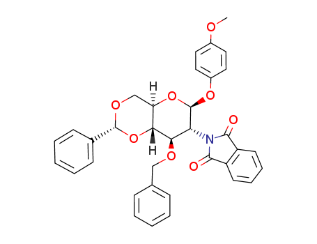 4-Methoxyphenyl 3-O-benzyl-4,6-O-benzylidene-2-deoxy-2-phthaliMido-β-D-glucopyranoside