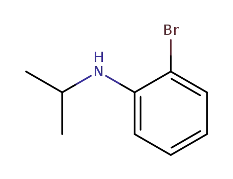 Molecular Structure of 156643-24-2 (N-Isopropyl-2-broMoaniline)