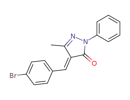 (E)-4-(4-bromobenzylidene)-5-methyl-2-phenyl-2,4-dihydro-3H-pyrazol-3-one