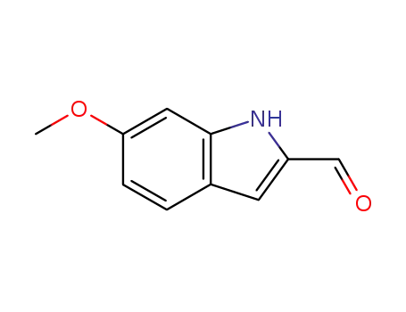 Molecular Structure of 30464-93-8 (6-methoxy-1H-indole-2-carbaldehyde)