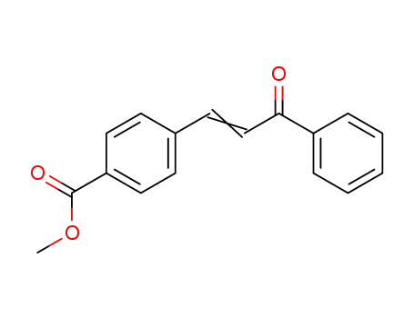 Molecular Structure of 98258-72-1 (METHYL 4-(3-OXO-3-PHENYL-1-PROPENYL) BENZOATE)