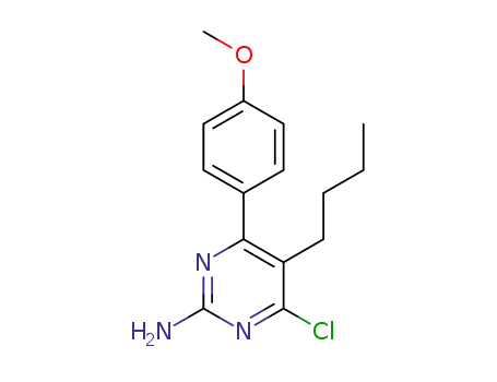 5-butyl-4-chloro-6-(4-methoxyphenyl)pyrimidin-2-amine