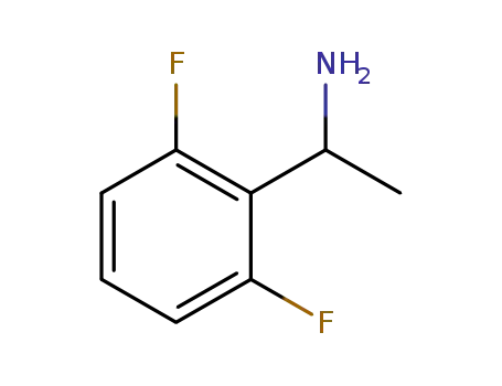 Molecular Structure of 870849-40-4 (1-(2,6-Difluorophenyl)ethan-1-amine)
