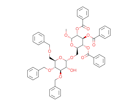 methyl 3,4,6-tri-O-benzyl-α-D-glucopyranosyl-(1->6)-2,3,4-tri-O-benzoyl-α-D-glucopyranoside