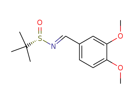 (S)-(+)-N-(3,4-dimethoxybenzylidene)-2-methylpropane-2-sulfinamide
